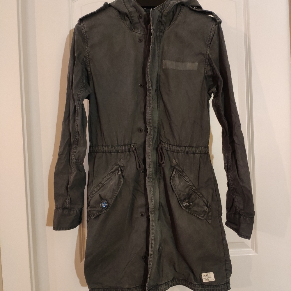Aritzia TNA military hooded jacket XS